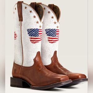 NIB Ariat Patriotic-NIB "Circut Patriot" Western Cowboy leather boots